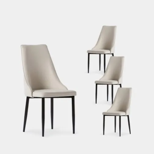 Klast Home Packs 4 Sillas>Agnes Beige