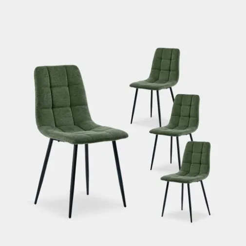 Klast Home Packs 4 Sillas>Ailan Verde oscuro