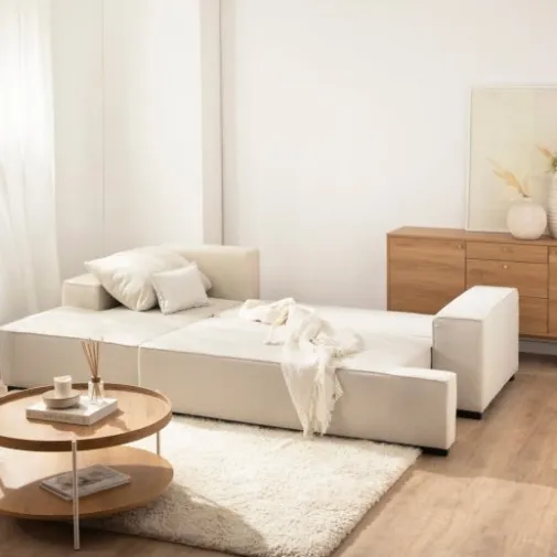 Klast Home Sofás Cama|Sofás Con Chaise Longue>Alan Beige