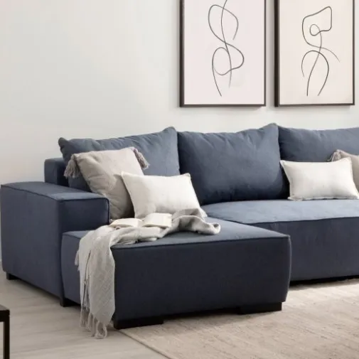 Klast Home Sofás Cama|Sofás Con Chaise Longue>Alan Azul