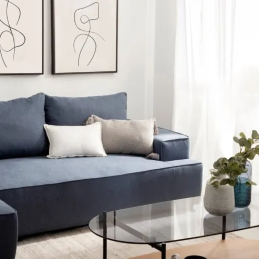 Klast Home Sofás Cama|Sofás Con Chaise Longue>Alan Azul