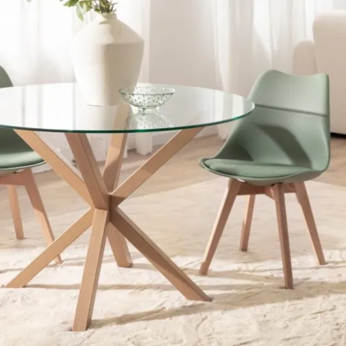 Klast Home Mesas De Comedor Y Cocina>Aras Cristal transparente