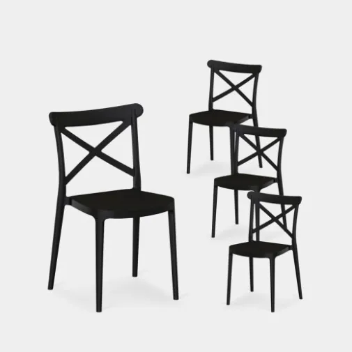 Klast Home Packs 4 Sillas>Birk Gris antracita