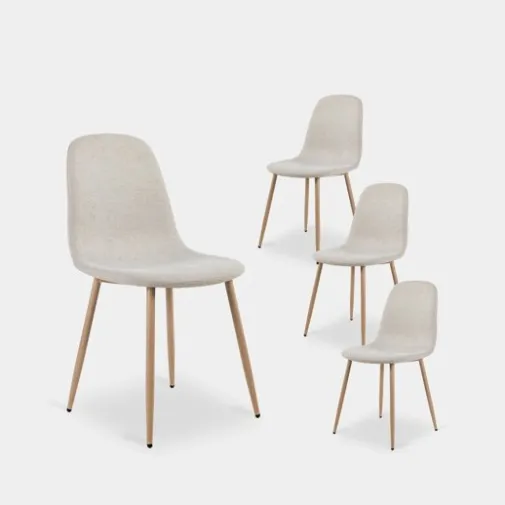 Klast Home Packs 4 Sillas>Ellis Beige