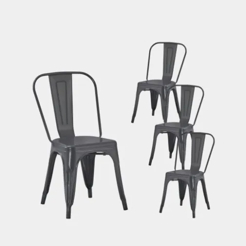 Klast Home Packs 4 Sillas>Hjorts Gris antracita