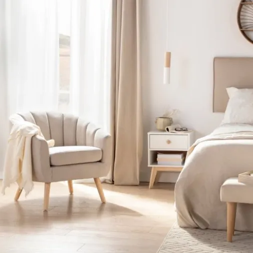 Klast Home Sillones Y Butacas|Butacas Para Dormitorio>Miler Beige